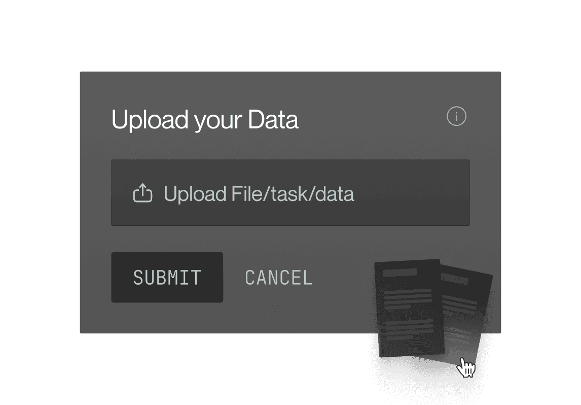 instant data input image